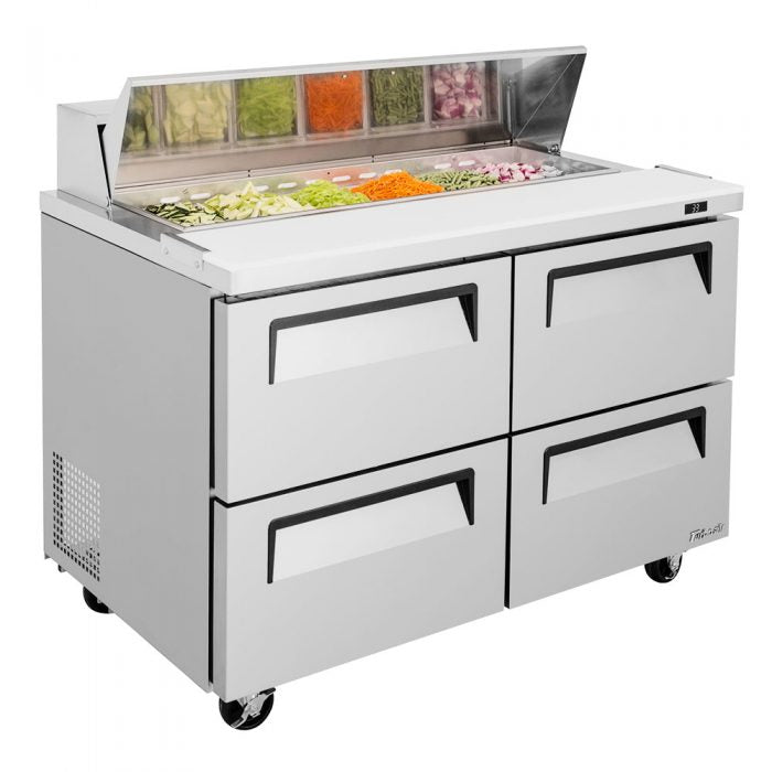 Turbo Air TST-48SD-D4-N 4 Drawer Refrigerated Sandwich Prep Table