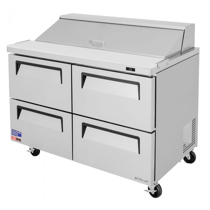 Turbo Air TST-48SD-D4-N 4 Drawer Refrigerated Sandwich Prep Table