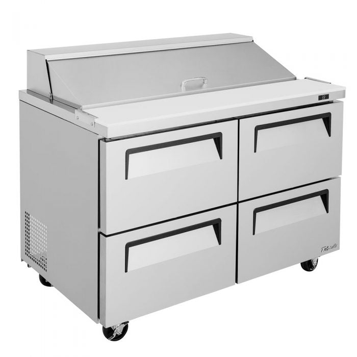 Turbo Air TST-48SD-D4-N 4 Drawer Refrigerated Sandwich Prep Table