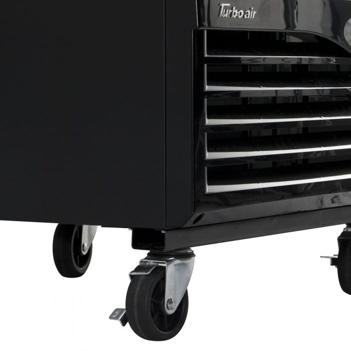 Turbo Air TGF-23F-N 1 Door Swing Glass Merchandiser Freezer, White, 17.7 Cu. Ft.