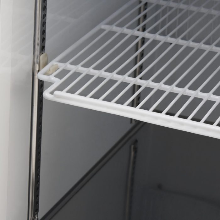 Turbo Air TGF-23F-N 1 Door Swing Glass Merchandiser Freezer, White, 17.7 Cu. Ft.