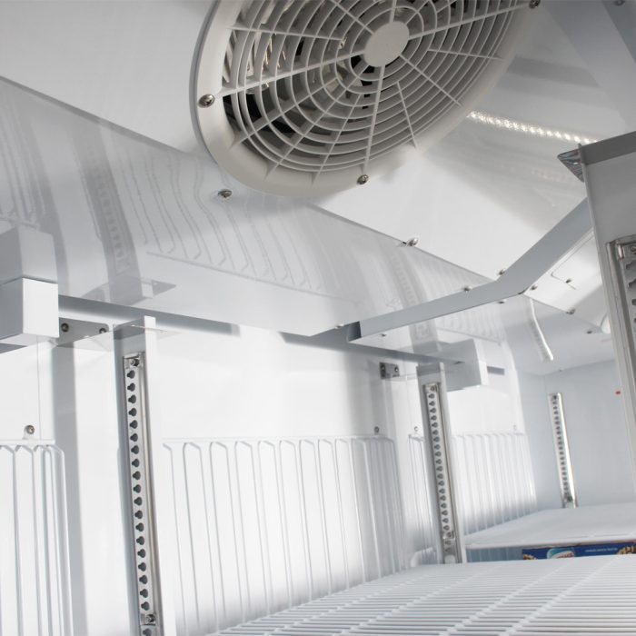 Turbo Air TGF-72F-N 3 Door Swing Style Glass Merchandiser Freezer, White