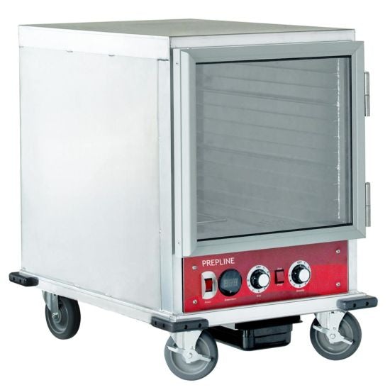 Prepline MPN1812 Undercounter Half Size Non-Insulated Heater Proofer with Clear Door, 120V