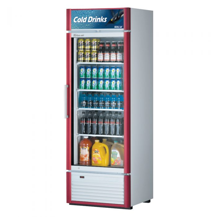Turbo Air TGM-20SD-N6 1 Door Swing Style Glass Merchandiser Refrigerator