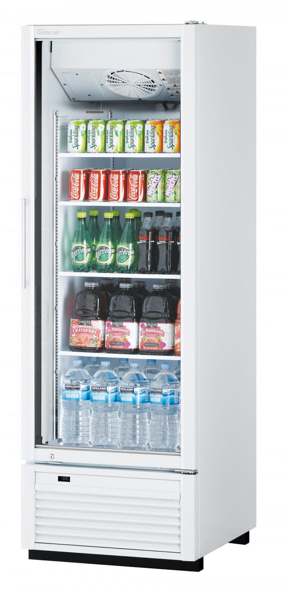 Turbo Air TGM-23SDH-N6 1 Door Swing Style Glass Merchandiser Refrigerator, Full Height, 19.0 Cu. Ft.