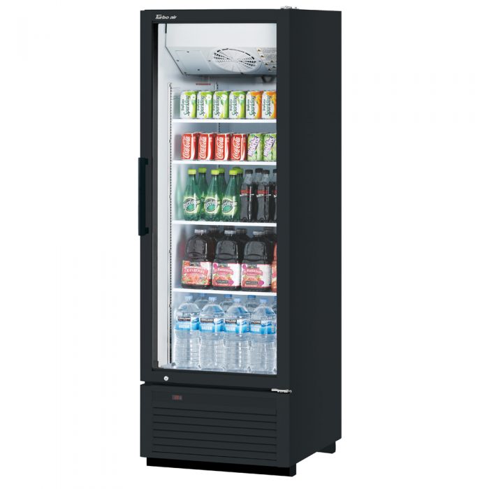 Turbo Air TGM-23SDH-N6 1 Door Swing Style Glass Merchandiser Refrigerator, Full Height, 19.0 Cu. Ft.