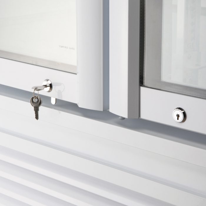 Turbo Air TGM-72SD-N 3 Door Swing Style Glass Merchandiser Refrigerator, 67.9 Cu. Ft.