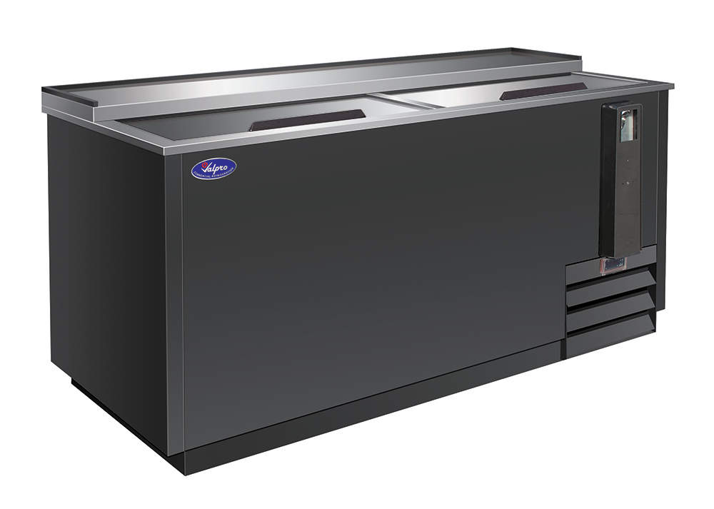 Valpro VPB50 50” Horizontal Bottle Cooler Two Lids