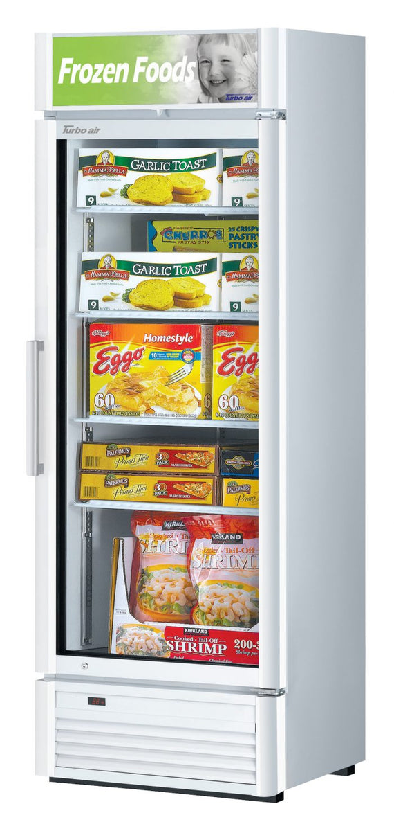 Turbo Air TGF-15SD-N 1 Door Swing Glass Merchandiser Freezer