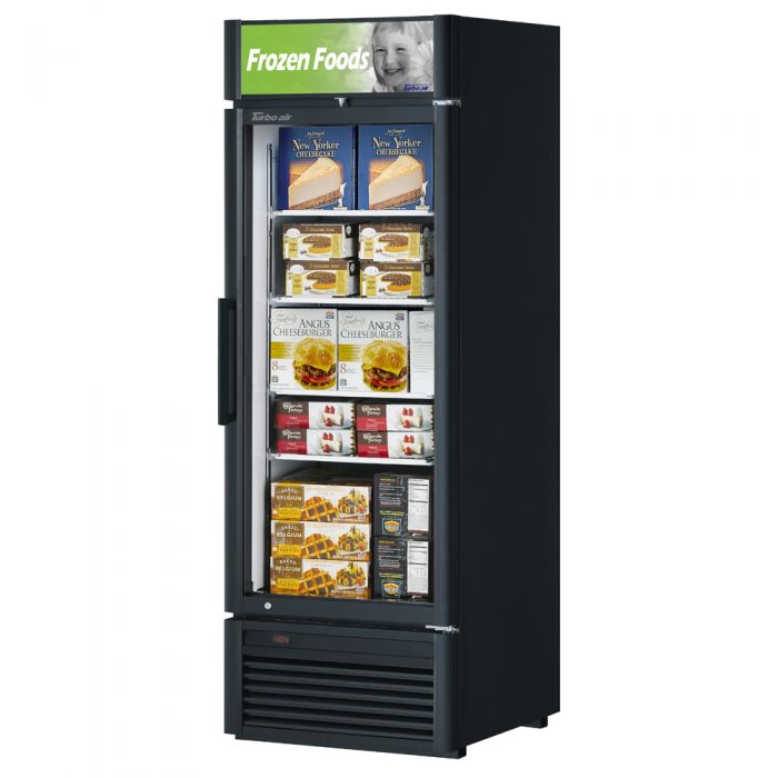 Turbo Air TGF-23SD-N 1 Door Swing Glass Merchandiser Freezer, 17.9 Cu. Ft.