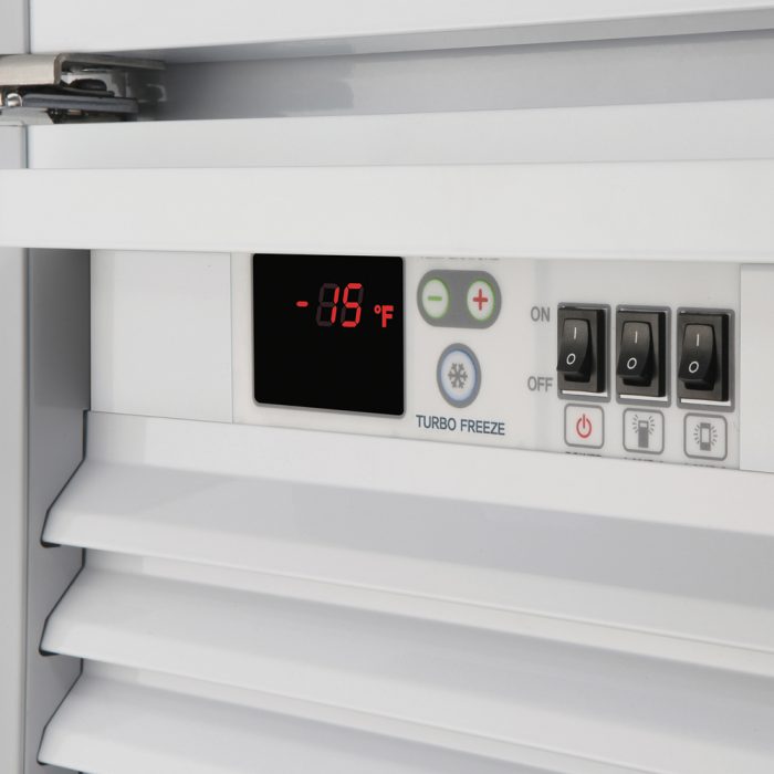 Turbo Air TGF-35SD-N 2 Door Swing Glass Merchandiser Freezer, 28.4 Cu. Ft.