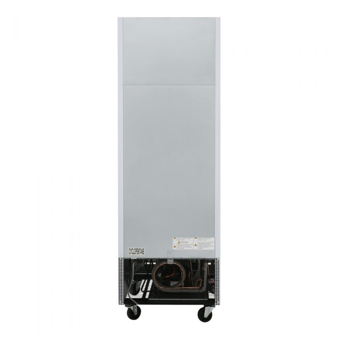 Turbo Air TGIM-23W-N 1 Glass Door Swing Ice Merchandiser, White Cabinet