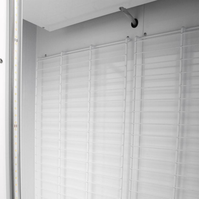 Turbo Air TGIM-49W-N 2 Glass Door Swing Ice Merchandiser, White Cabinet