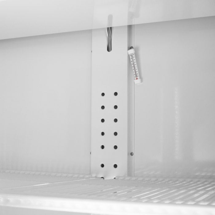 Turbo Air TGM-35R-N 2 Door Sliding Glass Merchandiser Refrigerator, White with Black Framed Door, 29.2 Cu. Ft.
