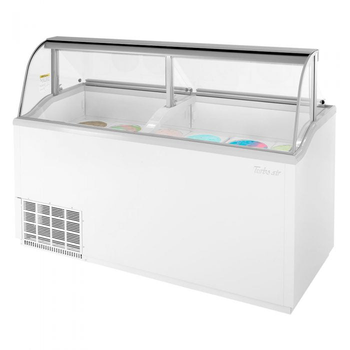 Turbo Air TIDC-70G-N 68" Ice Cream Dipping Cabinet, Green or White