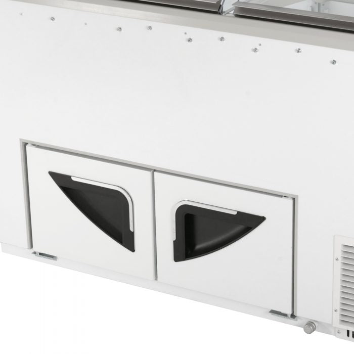 Turbo Air TIDC-70G-N 68" Ice Cream Dipping Cabinet, Green or White