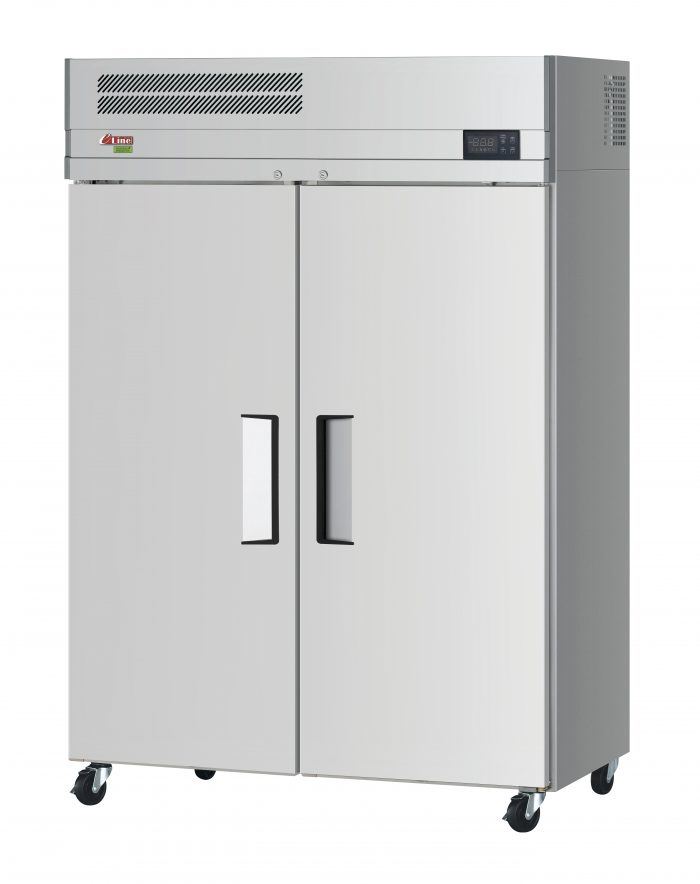 Turbo Air EF47-2-N-V 2 Solid Door Top Mount Freezer, 42.2 Cu. Ft.