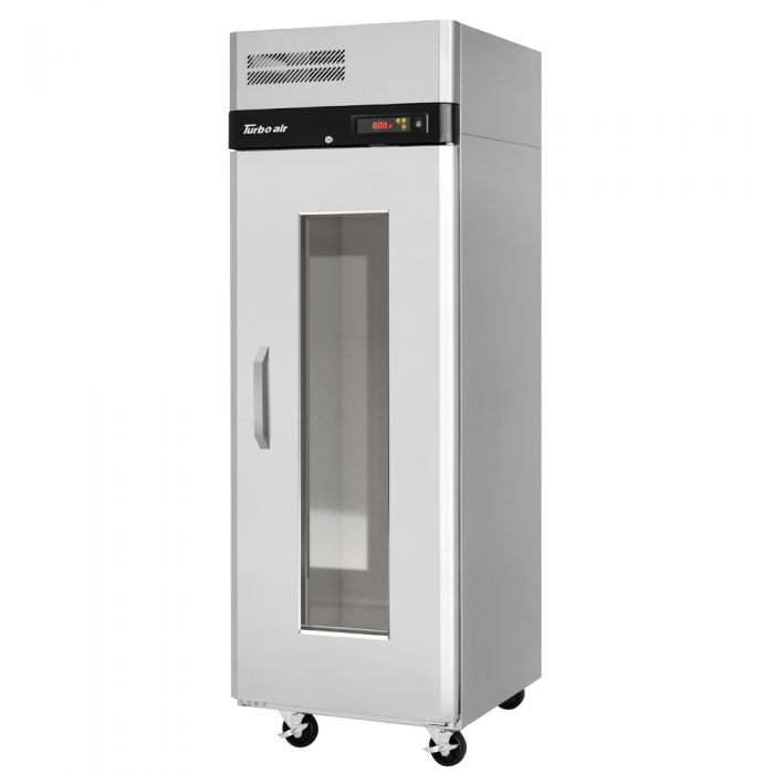 Turbo Air M3H24-1-G-TS 1 Glass Door Heated Cabinet, with Universal Tray Slide, 22.3 Cu. Ft.