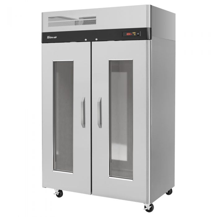 Turbo Air M3H47-2-G 2 Glass Door Heated Cabinet, 42.9 Cu. Ft.