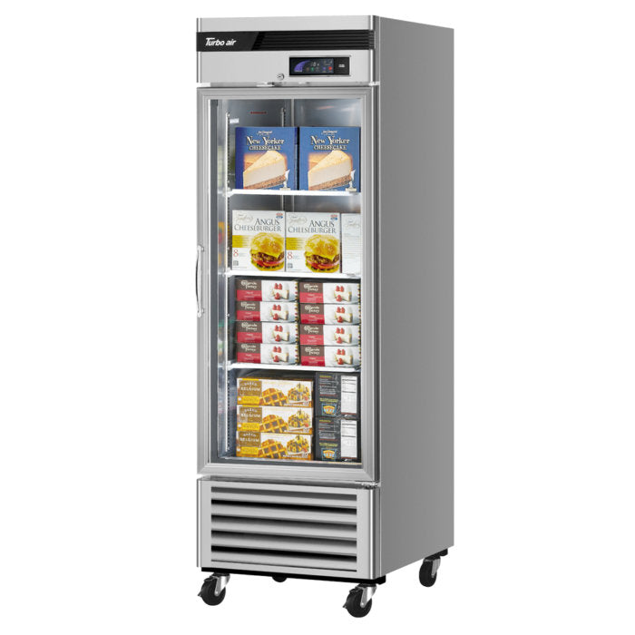 Turbo Air TSF-23GSD-N 1 Glass Door Freezer, Bottom Mount, 19.1 Cu. Ft.