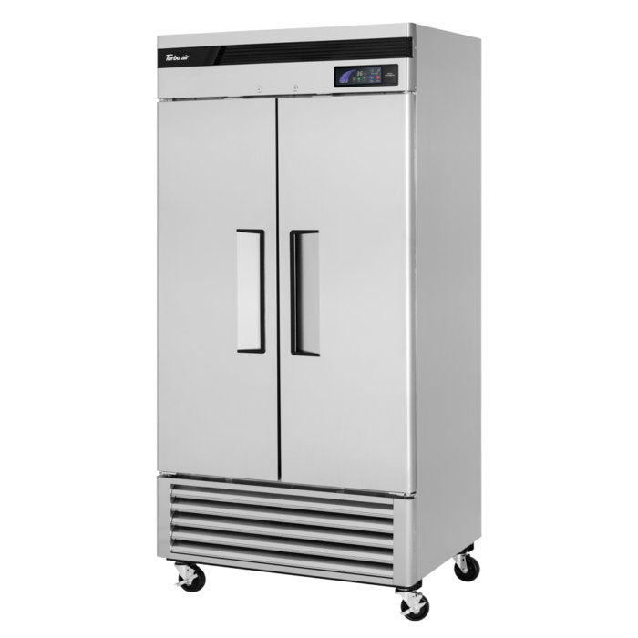 Turbo Air TSR-35SD-N6 2 Solid Door Refrigerator, Bottom Mount, 29.1 Cu. Ft.