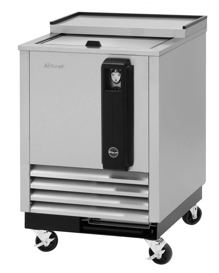 Turbo Air TBC-24SD-N6 1 Lid Stainless Steel Exterior Bottle Cooler