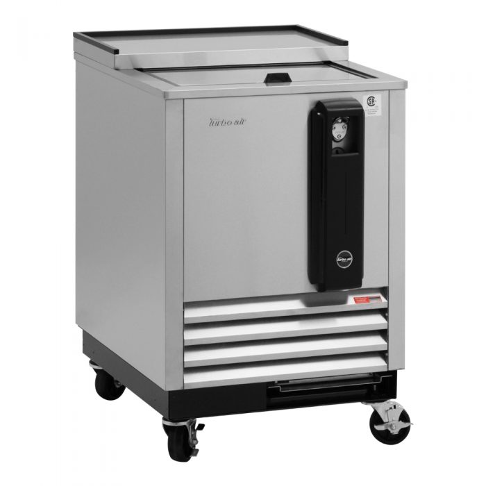 Turbo Air TBC-24SD-N6 1 Lid Stainless Steel Exterior Bottle Cooler