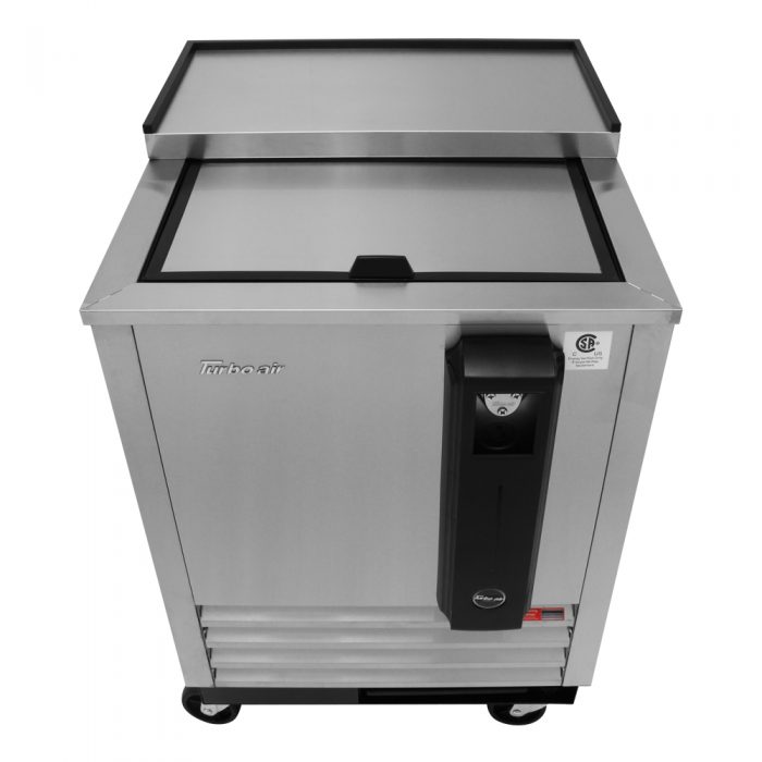 Turbo Air TBC-24SD-N6 1 Lid Stainless Steel Exterior Bottle Cooler