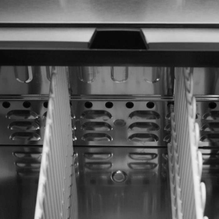 Turbo Air TBC-24SD-N6 1 Lid Stainless Steel Exterior Bottle Cooler