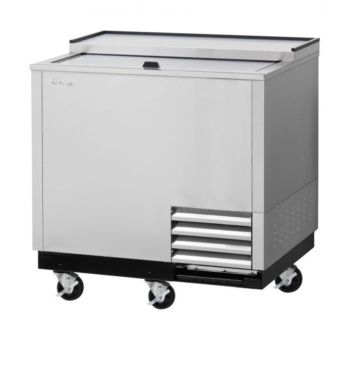 Turbo Air TBC-36SD-GF-N 1 Lid Stainless Steel Exterior Glass Chiller & Froster