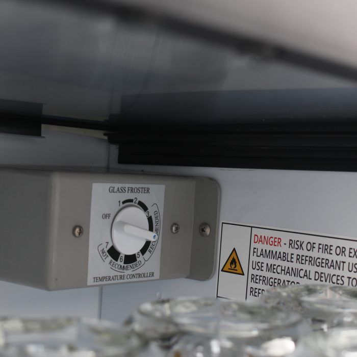 Turbo Air TBC-36SD-GF-N 1 Lid Stainless Steel Exterior Glass Chiller & Froster