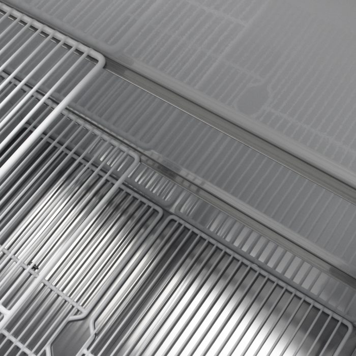 Turbo Air TBC-50SB-GF-N 2 Lids Black Vinyl Exterior Glass Chiller & Froster