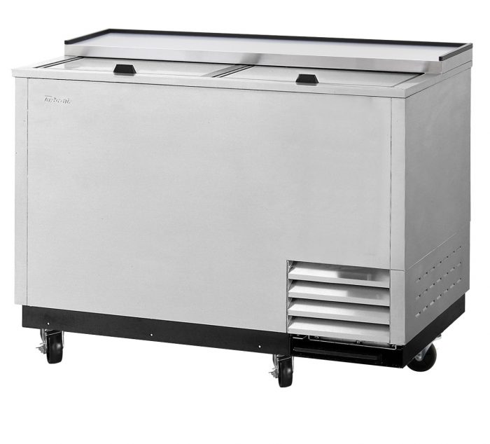 Turbo Air TBC-50SD-GF-N 2 Lids Stainless Steel Exterior Glass Chiller & Froster