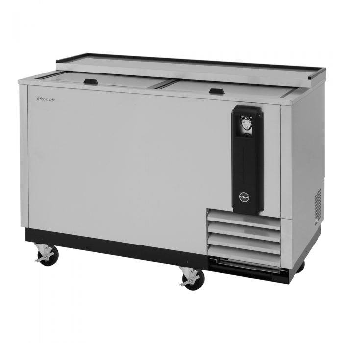 Turbo Air TBC-50SD-N6 2 Lids Stainless Steel Exterior Bottle Cooler