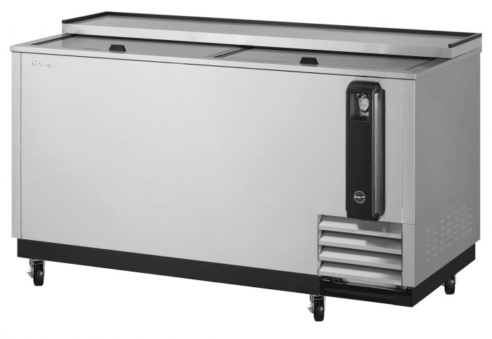 Turbo Air TBC-65SD-N6 2 Lids Stainless Steel Exterior Bottle Cooler