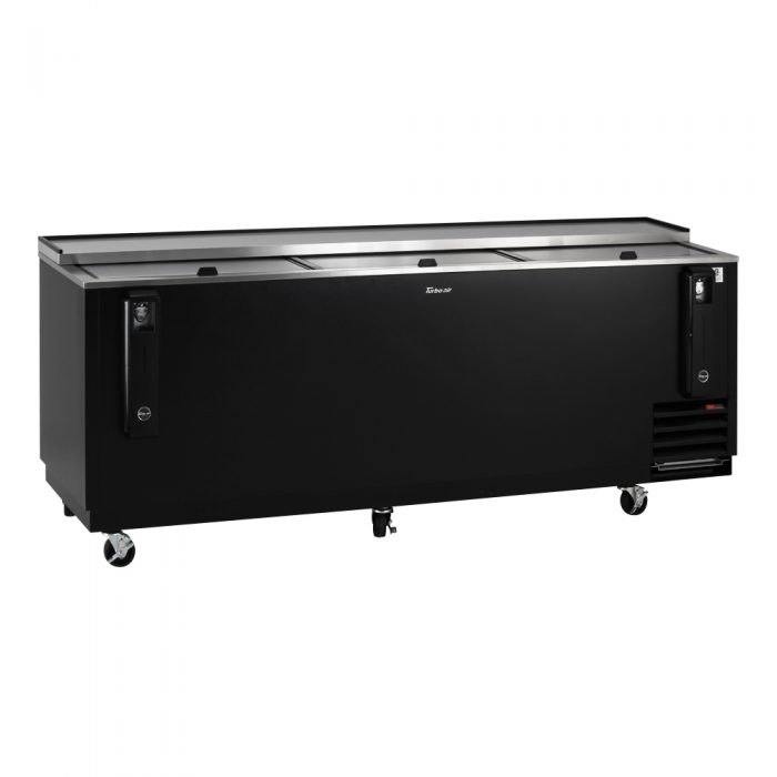 Turbo Air TBC-95SB-N 3 Lids Black Vinyl Exterior Bottle Cooler