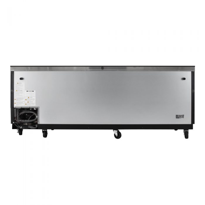 Turbo Air TBC-95SB-N 3 Lids Black Vinyl Exterior Bottle Cooler