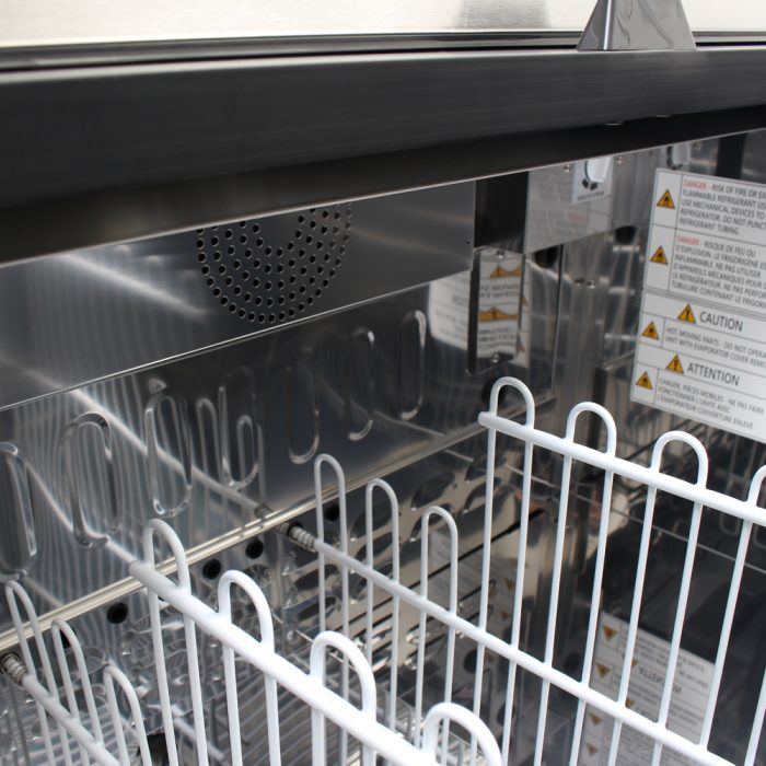 Turbo Air TBC-95SB-N 3 Lids Black Vinyl Exterior Bottle Cooler