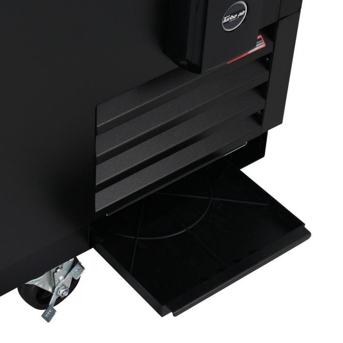 Turbo Air TBC-95SB-N 3 Lids Black Vinyl Exterior Bottle Cooler