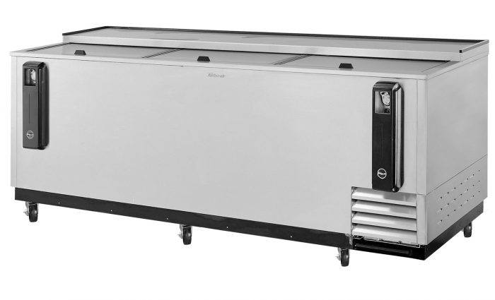 Turbo Air TBC-95SD-N 3 Lids Stainless Steel Exterior Bottle Cooler
