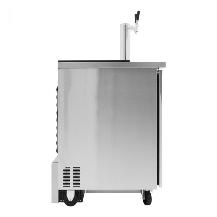 Turbo Air TBD, 1SD, N6 1 Keg Capacity Beer Dispenser, Stainless Steel Exterior