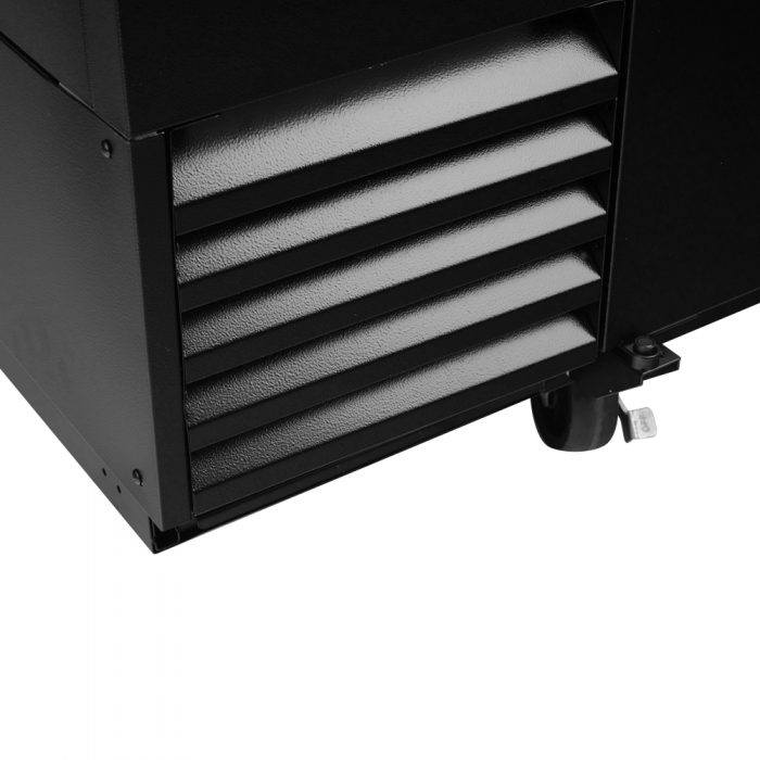 Turbo Air TBD, 2SB, N6 2 Keg Capacity Beer Dispenser, Black Vinyl Exterior