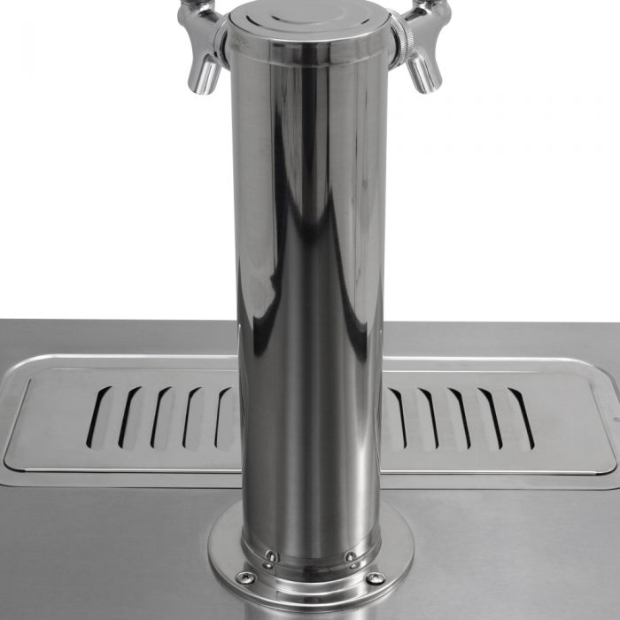 Turbo Air TBD, 3SB, N 3 Keg Capacity Beer Dispenser, Black Vinyl Exterior