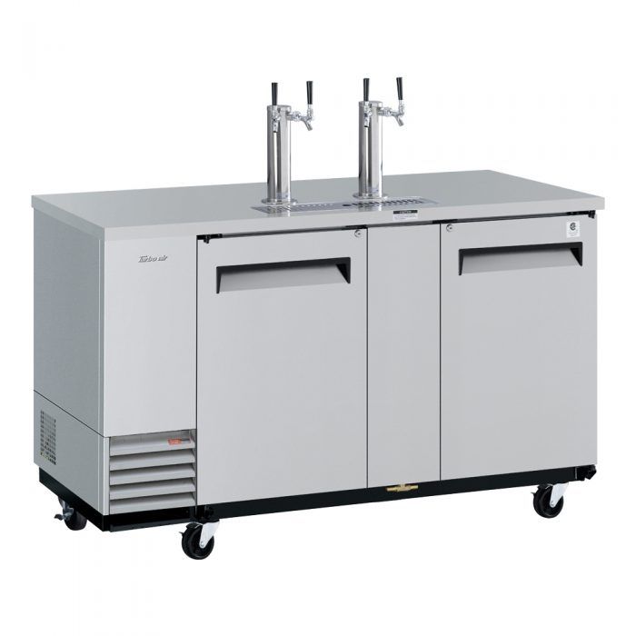 Turbo Air TBD, 3SD, N 3 Keg Capacity Beer Dispenser, Stainless Steel Exterior