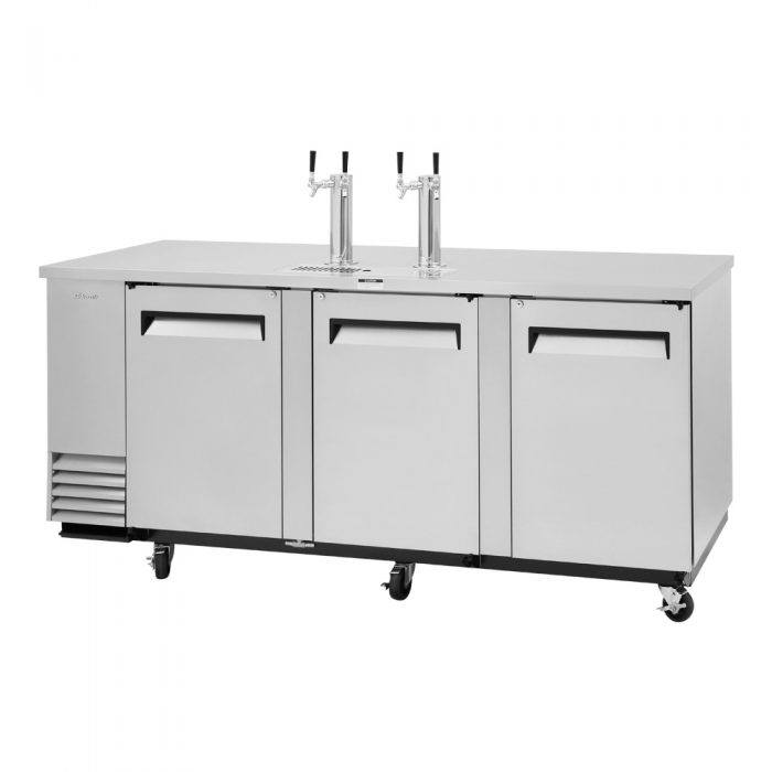Turbo Air TBD, 4SD, N 4 Keg Capacity Beer Dispenser, Stainless Steel Exterior