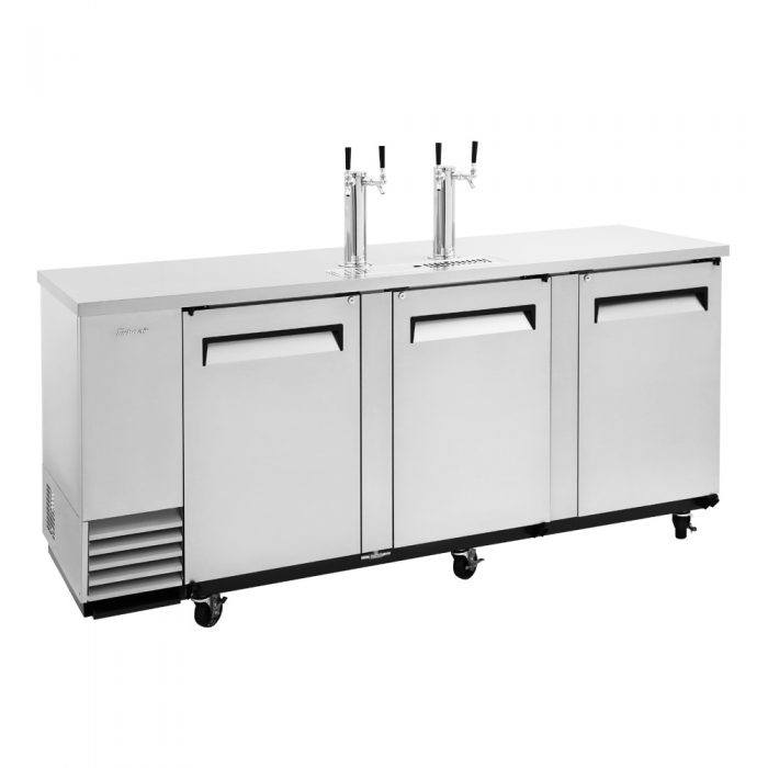 Turbo Air TBD, 4SD, N 4 Keg Capacity Beer Dispenser, Stainless Steel Exterior