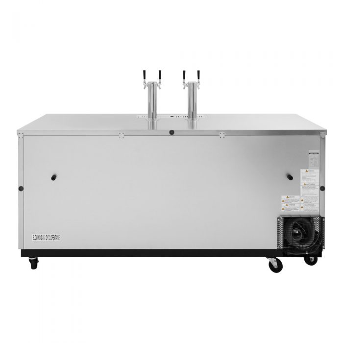 Turbo Air TBD, 4SD, N 4 Keg Capacity Beer Dispenser, Stainless Steel Exterior