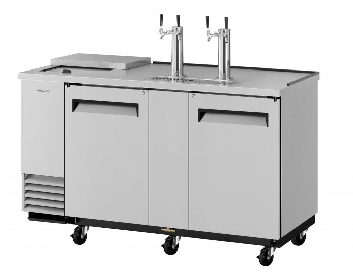 Turbo Air TCB, 3SD, N6 3 Keg Capacity Club Top Beer Dispenser, Stainless Steel Exterior