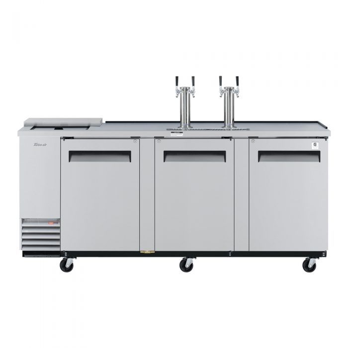 Turbo Air TCB, 4SD, N 4 Keg Capacity Club Top Beer Dispenser, Stainless Steel Exterior