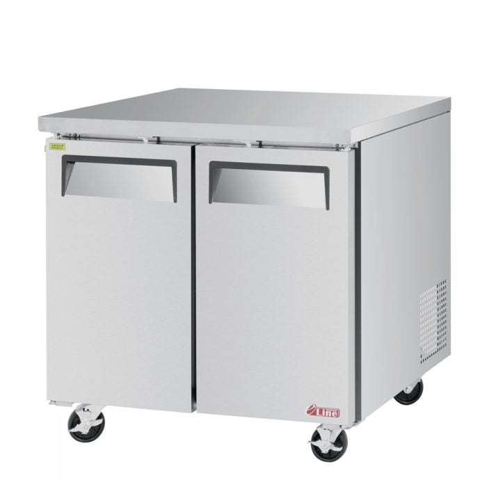 Turbo Air EUR-36-N6-V 2 Solid Door Undercounter Refrigerator, 9.7 Cu. Ft.
